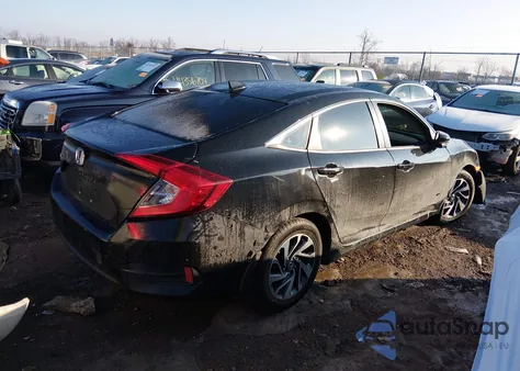 2018 Honda Civic Ex from USA, damaged, VIN 19XFC2F73JE023914